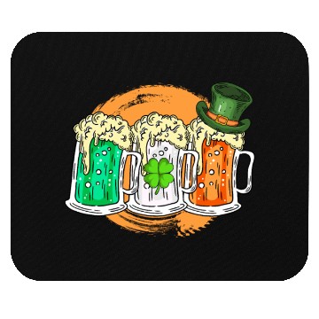 Discover Ireland beer Irish St. Patrick's Day Mouse Pads