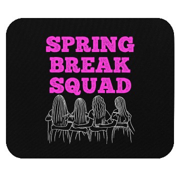 Discover Spring Break Squad Summer Vacation Spring Break Mouse Pads