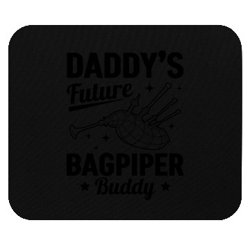 Discover Daddy's Future Bagpiper Buddy - Newborn Bagpipe Pl Mouse Pads