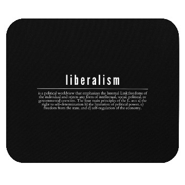 Discover Liberalism Capitalism Politics Gift Mouse Pads