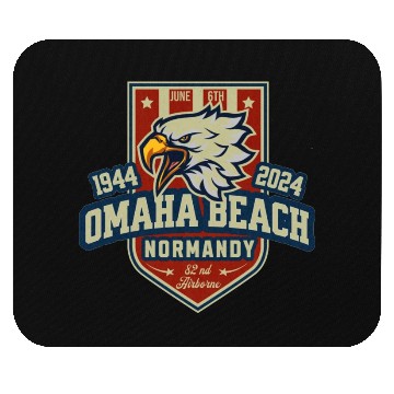 Discover Omaha Beach Normandy D DAY 80 th anniversary Mouse Pads