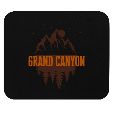 Discover grand canyon retro mountain Mouse Pads
