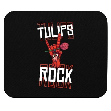 Discover Tulip Gardening Hand Mouse Pads