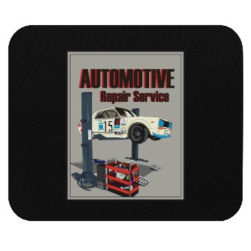Discover Automotive repair service Mouse Pads