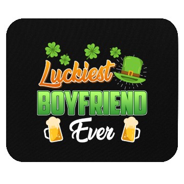 Discover Luckiest Boyfriend Ever St. Patrick's Day Mouse Pads