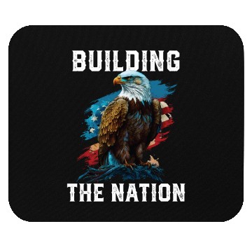 Discover Building the Nation American Bald Eagle America Mouse Pads