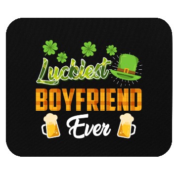 Discover Luckiest Boyfriend Ever St. Patrick's Day Mouse Pads