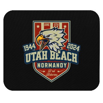 Discover Utah Beach Normandy D DAY 80 th anniversary Mouse Pads