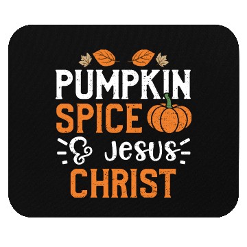 Discover Pumpkin Spice & Jesus Christ Mouse Pads