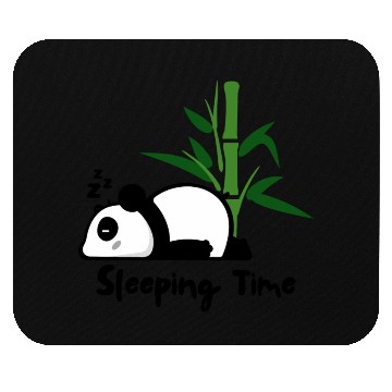 Discover Panda Sleeping Time Mouse Pads