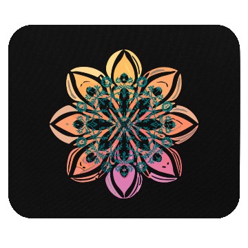 Discover mandala Clamber drawing Mouse Pads