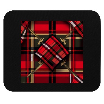 Discover Red Tartan Trellis Mouse Pads