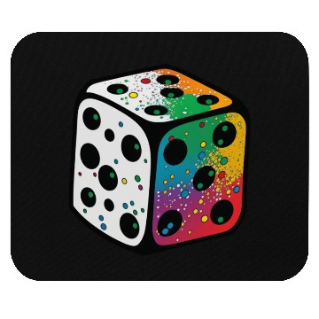 Discover Abstract dice Mouse Pads