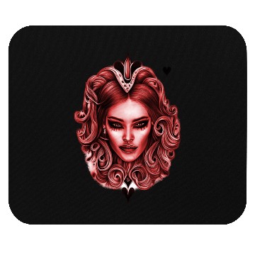 Discover Playing Card Design - Hearts Mouse Pads