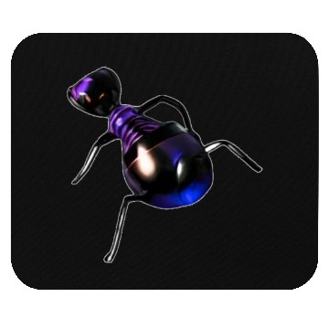 Discover purple robot ant Mouse Pads
