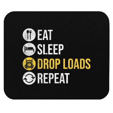 Discover Trucker Accessories for Truck Driver Diesel Lover Mouse Pads