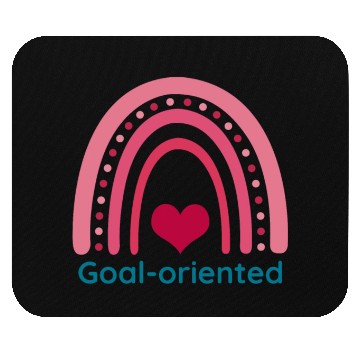 Discover Goal oriented Viva Magenta Boho Rainbow Mouse Pads