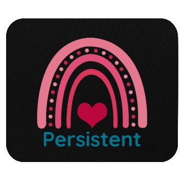 Discover Persistent Viva Magenta Boho Rainbow Mouse Pads
