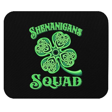 Discover Shenanigans Squad Funny St Patricks Day Mouse Pads