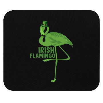 Discover Irish Flamingo St Patricks Day Mouse Pads