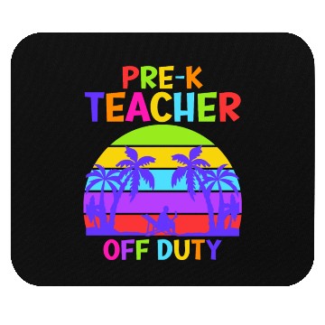 Discover Preschool Kindergarten Teacher off duty teacher Mouse Pads