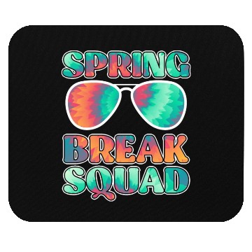 Discover Spring Break Squad Summer Vacation Spring Break Mouse Pads