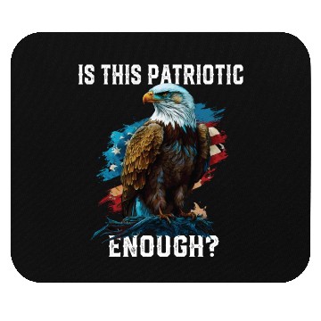 Discover Is This Patriotic Enough American Bald Eagle Mouse Pads