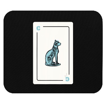 Discover Cat Playing card Cat Lovers Gift Mouse Pads