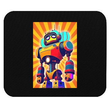 Discover super hero cartoon iron man robot Mouse Pads