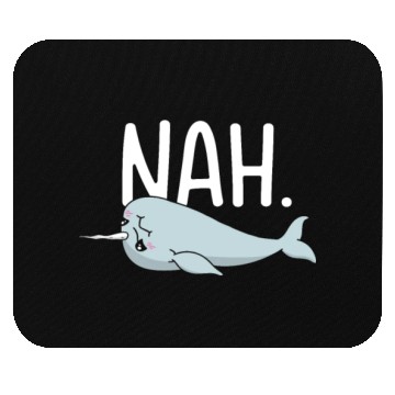 Discover Procrastinating Narwhal Lover Aquatic Animals Mouse Pads