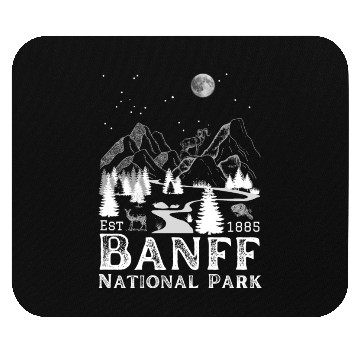 Discover Banff National Park 1885 Mouse Pads