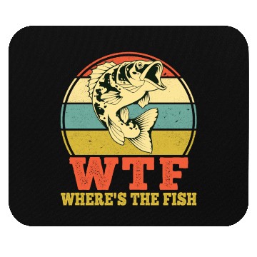 Discover WTF Wheres The Fish Mouse Pads