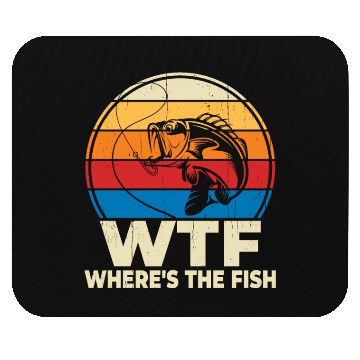 Discover WTF wheres the fish Mouse Pads