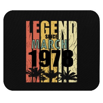 Discover March 1978 retro gift idea Mouse Pads