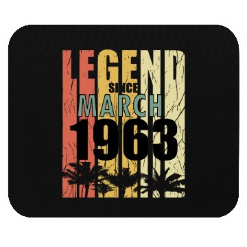 Discover 60th birthday man original March born 1963 Mouse Pads