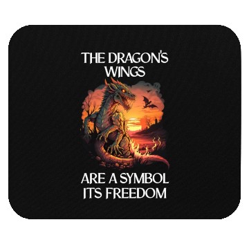 Discover Mythical Creature Dragons Gift Men Dragon for a Mouse Pads