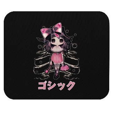 Discover Gothic Lolita Chibi Witch Kawaii Anime Wicca Mouse Pads