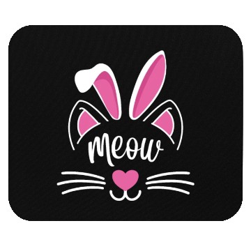 Discover Happy Easter Motif Easter Eggs Funny Easter Bunny Mouse Pads