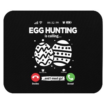 Discover Happy Easter Motif Easter Eggs Funny Easter Bunny Mouse Pads