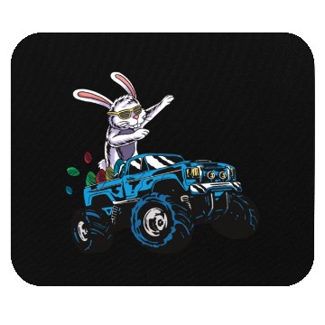 Discover Happy Easter Motif Easter Eggs Funny Easter Bunny Mouse Pads