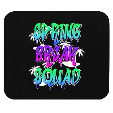 Discover Spring Break Squad Summer Vacation Spring Break Mouse Pads