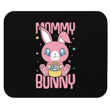 Discover Happy Easter Motif Easter Eggs Funny Easter Bunny Mouse Pads
