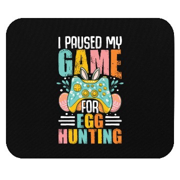 Discover Happy Easter Motif Easter Eggs Funny Easter Bunny Mouse Pads