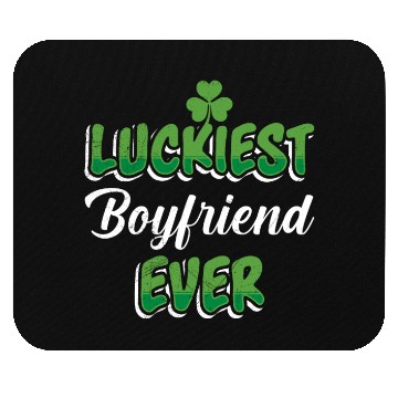 Discover Luckiest Boyfriend Ever St Patrick's Day Mouse Pads