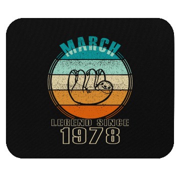 Discover 1978 Im März Vintage Mouse Pads