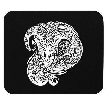 Discover Elegant Capricorn Vintage T Tattoo Mouse Pads