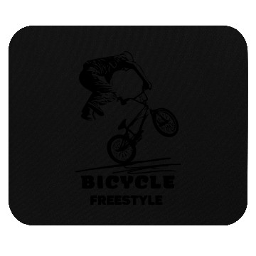 Discover Bicycle Freestyle' design for cycling enthusiasts Mouse Pads