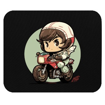 Discover Motorcycle Boy Mouse Pads