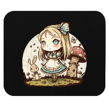 Discover Chibi in Wonderland Mouse Pads