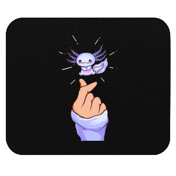 Discover Japanese Aesthetic Kawaii Axolotl Mouse Pads